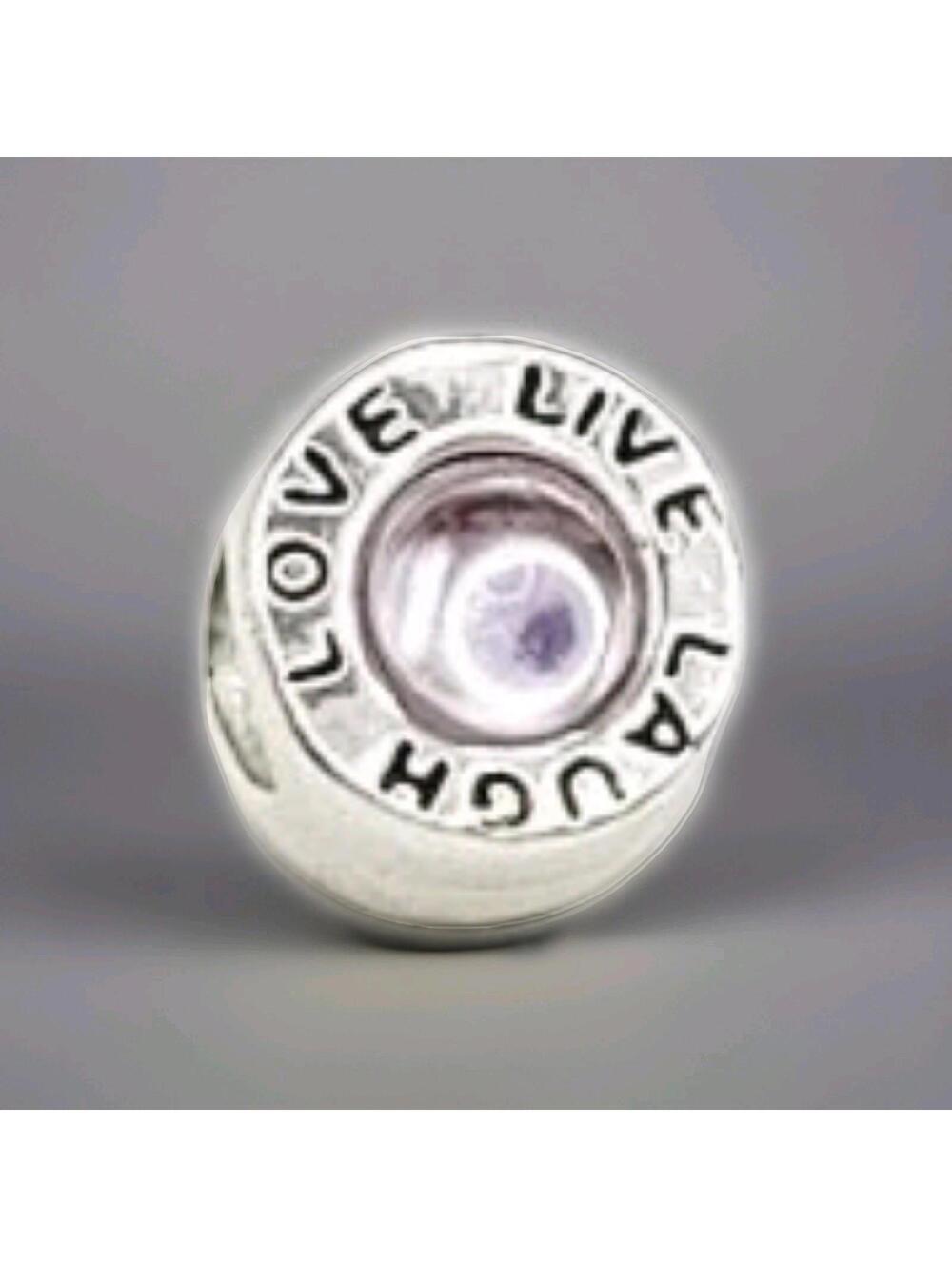 Avon Cherished Memories Live Laugh Love Charm New For Bracel